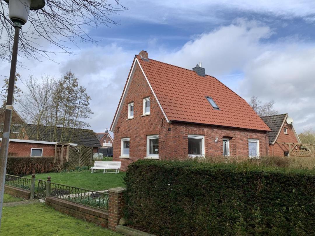 Neu! Schickes Und Modernes Ferienhaus Ant Zingel Krummhörn エクステリア 写真