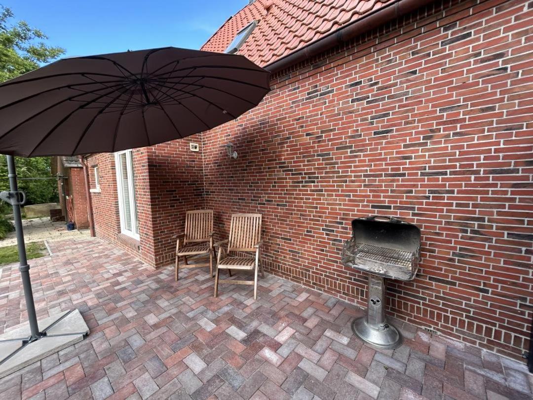 Neu! Schickes Und Modernes Ferienhaus Ant Zingel Krummhörn エクステリア 写真